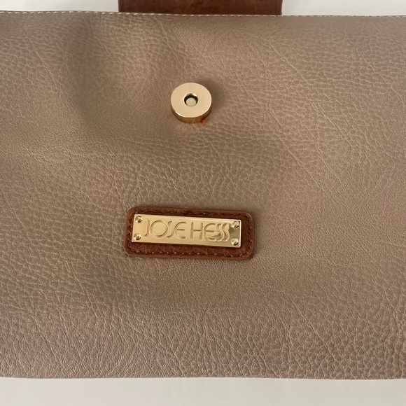 Jose Hess Danbury Mint Foldover Crossbody Bag Adjustable Removable Straps - Picture 2 of 11